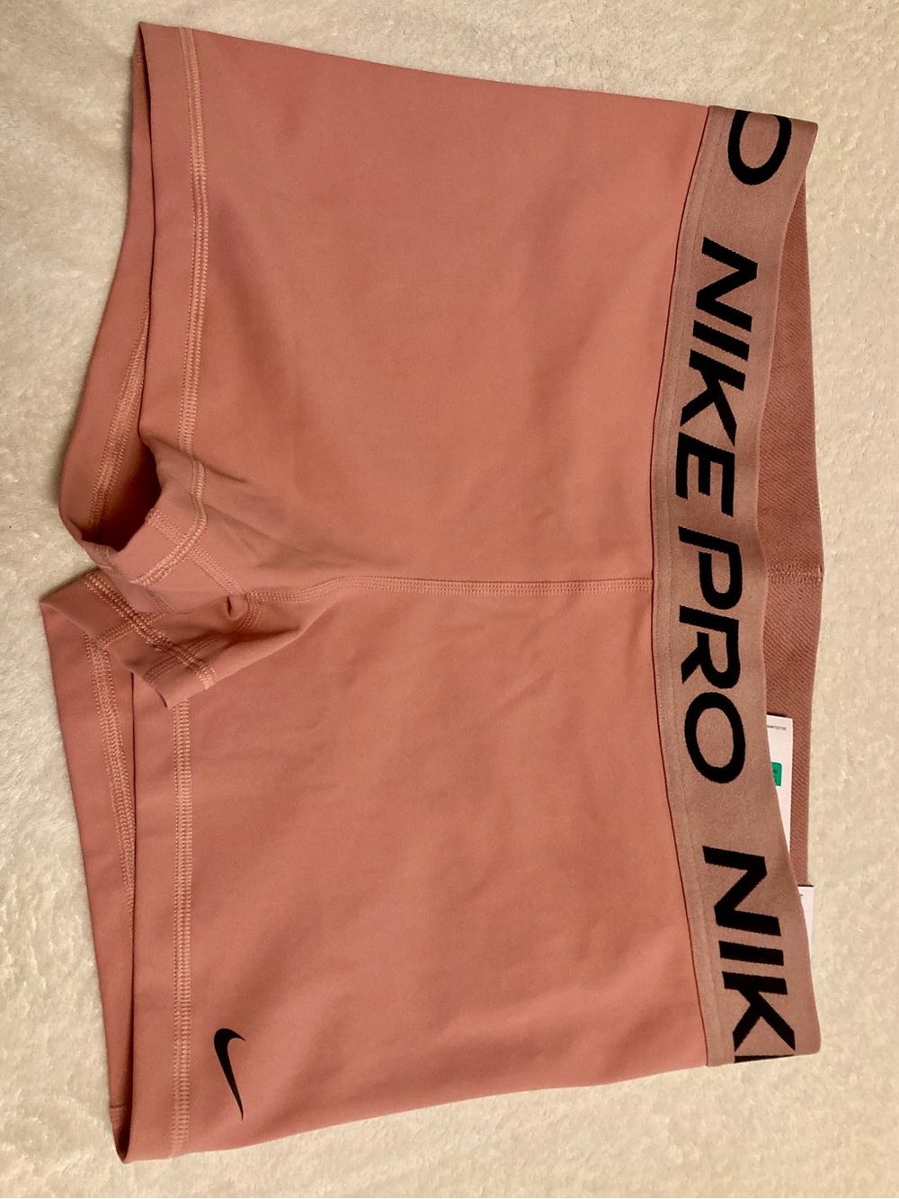 NWT Nike Pro Dri-FIT High-Waisted 3” Training Shorts Pink XL